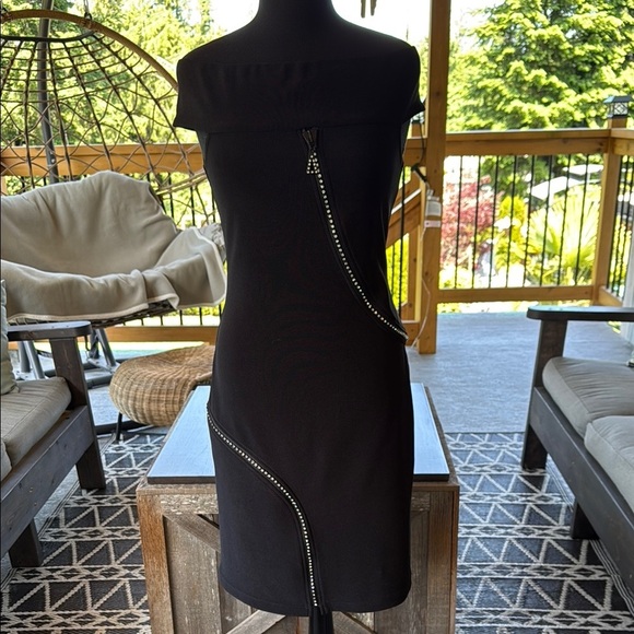 Joseph Ribkoff | Off the Shoulder Evening / Cocktail Dress - Picture 1 of 13